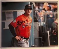 Houston Astros AJ Hinch Signed Photo 202//169